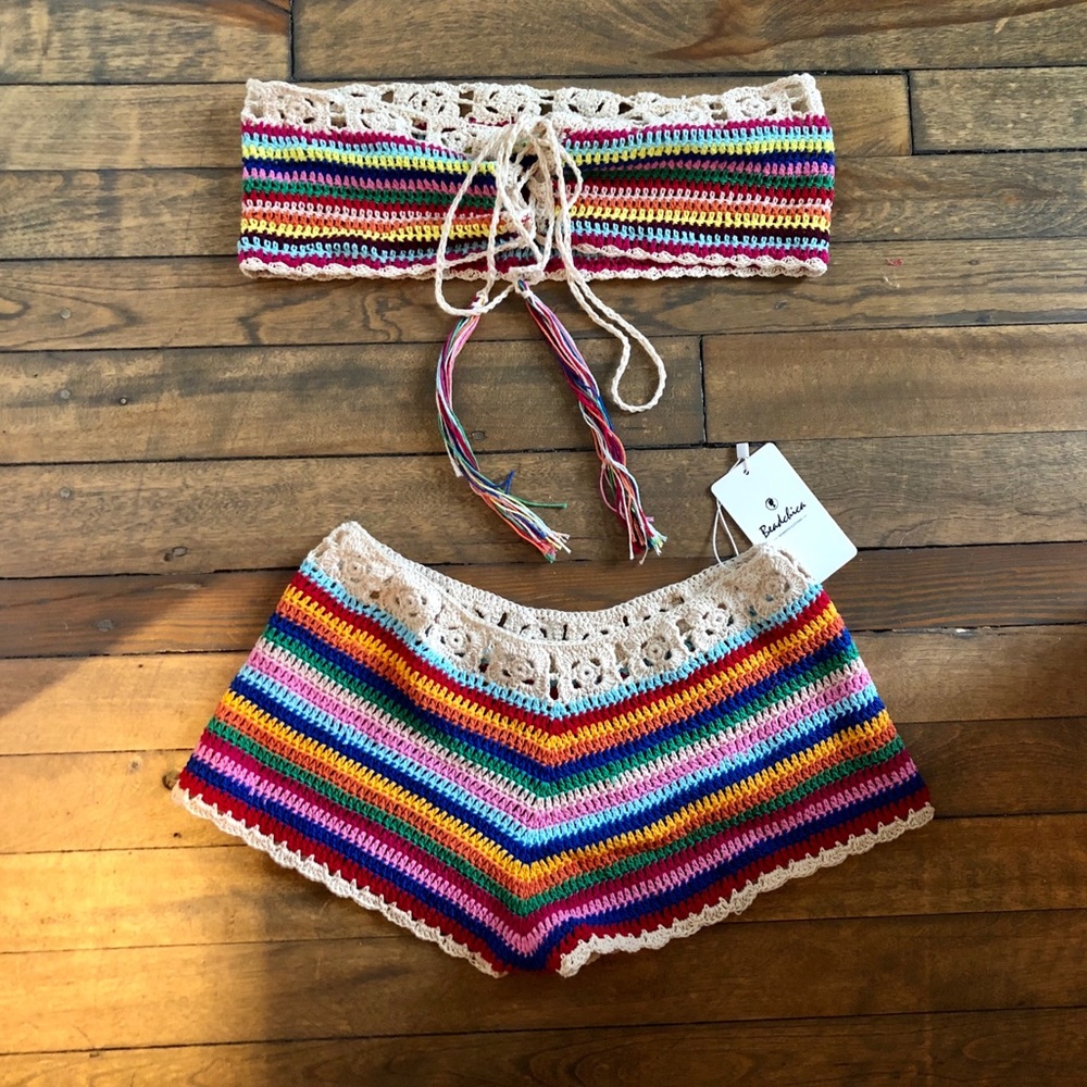Boho Crochet Bathing Suit/Lounge Wear